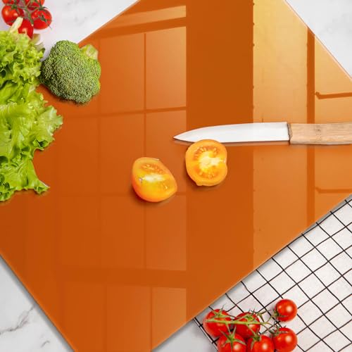 Planche à découper induction 40x52 cm Wallfluent orange pour protection plaque