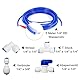 PAROAD 5 Meter Universal Wasserzulaufleitung Anschluss-Set, Kunststoff Schwimmerventil für Tank, Aquarium, Wassertrog, Teichen, Fischaquarien