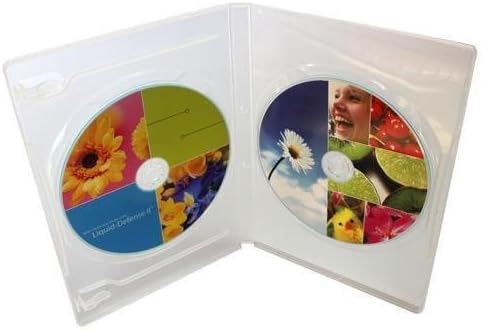 100 Premium Standard Solid White Color Double DVD Cases 100% New Material