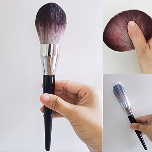 Foundation Brush ,Guoxiaoniu Large Powder Brush Flat Arched Premium Durable Kabuki Makeup Brush with Protective cover ,Perfect For Blending Liquid,Cream and Flawless Powder,Buffing, Blending,Concealer