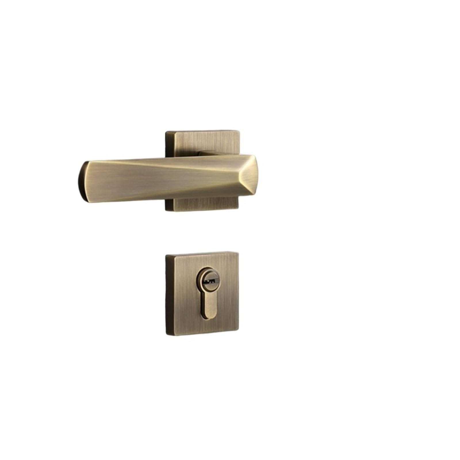 NYRXRYTCA Split Door Lock Simple Bedroom Silent Door Handle American Wooden Door Indoor Room Door Handle Lock