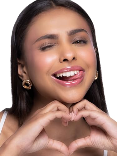 Image of Diam Beauty Love Potion Lip Oil, Lip Gloss for Women - Long Lasting, Natural Organic Lip Makeup, Unique Lip Gloss Formula - Rose (5ml) (Rose)