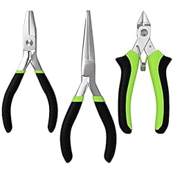Metal Earth 3-Piece Tool Set - Clipper - Flat Nose Pliers - Needle Nose Pliers