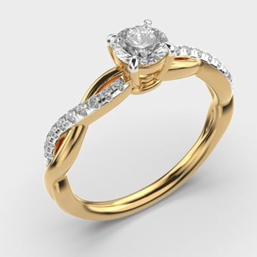 Bague torsadée en argent 925 Lone Glow le cadeau de luxe idéal