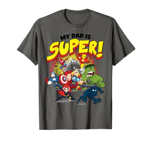 T-shirt Marvel Avengers style effet brisé pour look papa geek