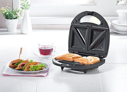 Nova VSM/NSM 2418 750-Watt 2-Slice Sandwich Maker (Black with Silver)