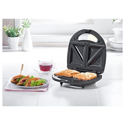 Nova VSM/NSM 2409 750-Watt 2-Slice Sandwich Maker (Black with Silver)
