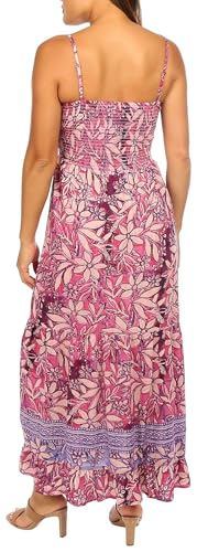 Image of Angie Women's Angie Women's Floral Maxi Dress with Cutout