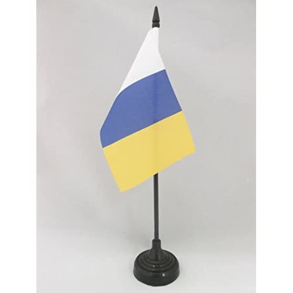 AZ FLAG Canary without badge Table Flag 15x10 cm Plastic Base — image 1