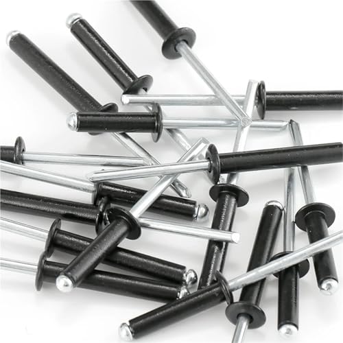 Rivets aveugles alu noir M2.4 pour fixation marine et assemblage - 4