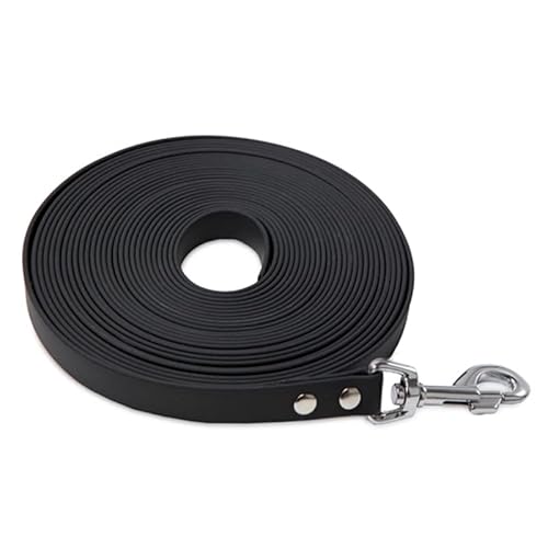 Hundeleine - 10 Meter Schleppleine - vers. Farben, Farbe [Color]:Schwarz