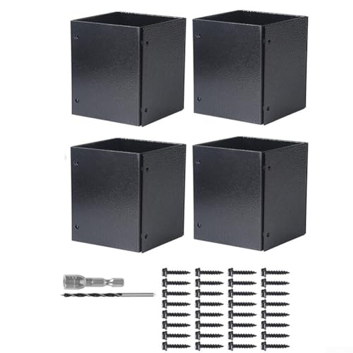 Protezioni flessibili regolabili per cassette postali, recinzioni e strutture in legno, kit di installazione completo (4 pezzi)