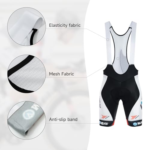 Santic Conjunto de camisa de ciclismo masculino TNN Intercontinental Pro Team Edition Conjunto de ro