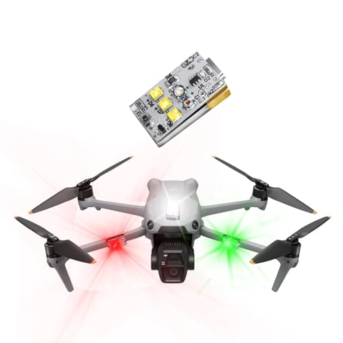 Cosaita Drone Strobe Lights for DJI Mini3 Pro/Mini4 Pro/Mini2/Air 2/Air 3S/Mavic 2/Mavic 3/Avata/Neo/Flip, Anti Collision Light for FAA Drone Night Flying,for RC Quadcopters Drone Accessories (1pcs) by COSAITA - Used condition - US$12.88