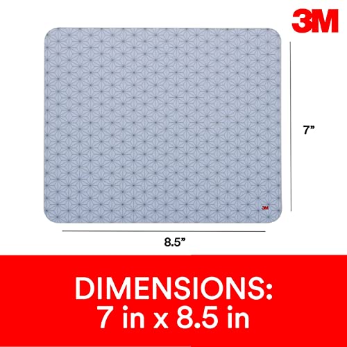 3M Precise Mouse Pad With Repositionable Adhesive Back, Enhances The Precision Of Optical Mice At Fast Speeds, 8.5" X 7", Frostbyte (Mp200Ps2) #TOP1