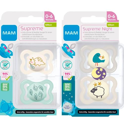 Imagen de MAM chupete dental silicona Supreme 0-6 meses