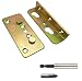 Premium No-Mortise Bed Rail Brackets (Complete Set of 4)
