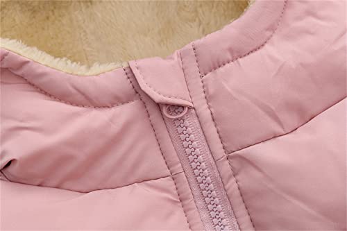 Kids Baby Boys Warm Winter Thicken Coat Jacket Sherpa Lined Hooded Snowsuit Zipper Puffer Windproof Outerwear Clothes4