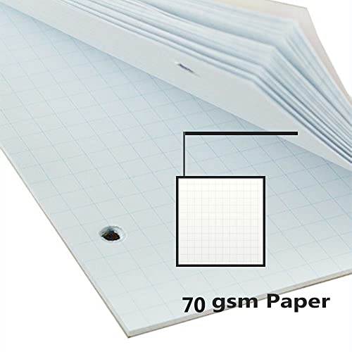 CADMUSPRO Pacote com 6 blocos de papel quadriculado tamanho carta (21,6 cm x 28 cm), grade pautada d