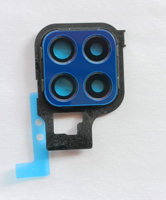 Image of Back Camera Glass with Adhesive Sticker Compatible with Samsung Galaxy F62 : Blue