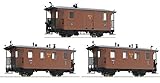 Roco Roco 34043 H0 3er-Set Personenwagen der Ruegschen Kleinbahn