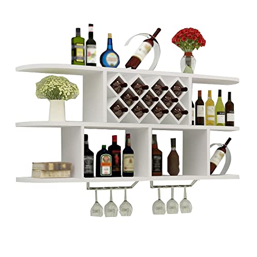 Support multifonction pour bouteilles de vin pour optimiser l'espace - 2