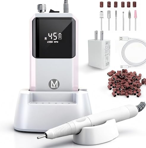 Image of Lumcrissy Electric Nail Drill,Professional Nail Drill 35000 RPM - Cordless Electric Nail File ,Portable Nail Efile for Acrylic Gel Nails, Manicure Pedicure Polishing Shape Tools for Salon Home Use