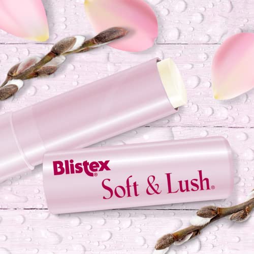 Blistex Soft & Lush Lip Protectant, 0.13 Ounce Tube – Softens & Conditions, Creamy Smooth Texture, Hydrating Lip Balm, Daily Lip Hydration, #TOP6