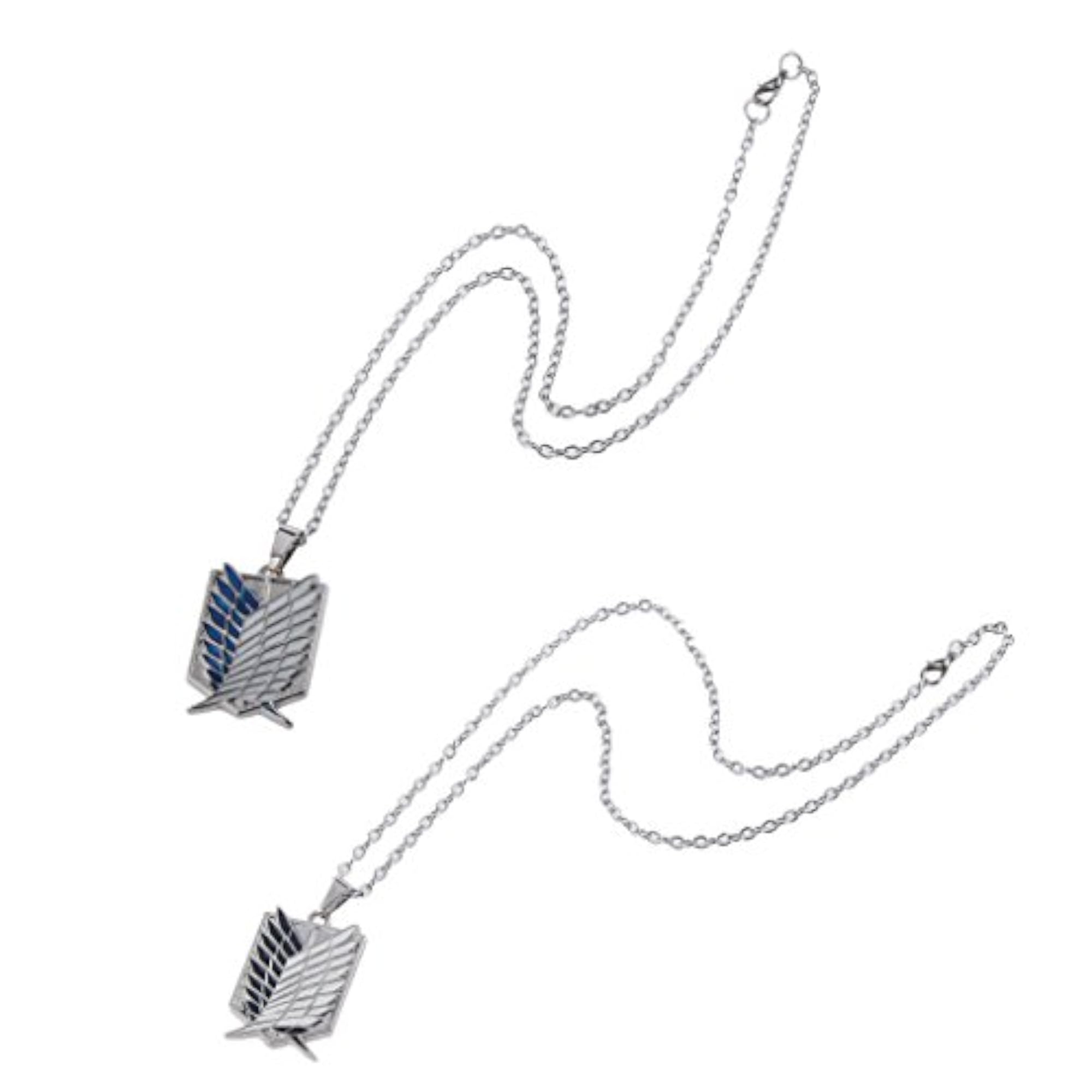 Anime Attack On Titan Badge Pendant Necklace, Gift for Fans