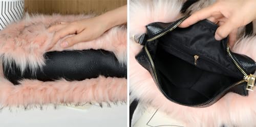 Bolso Tote Peludo para Mujer miniatura 7