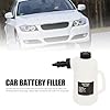 2 Liter Battery Filler, Car Battery Liquid Filling Jug Drip Free Auto Shutoff Valve, Car Battery Filler Heavy Duty Battery Filler for Cars Trucks RV Golf Carts #2