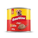 Patê Baw Waw para cães sabor Carne 280g
