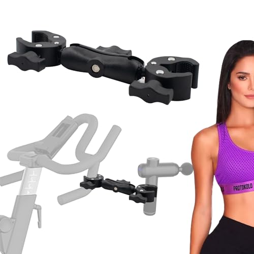 SnowTing Massage Gun Holder for Back Hand-Free Rotatable Massager Clamp Tool for Hard-to-Reach Area Compatible with Most Massage Guns (Only Holder)