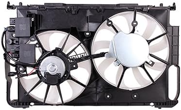 Amazon Mapmプレミアム品質デュアルラジエーター コンデンサーファンアセンブリ Withモジュール 燃料 オイル用ツール 車 バイク