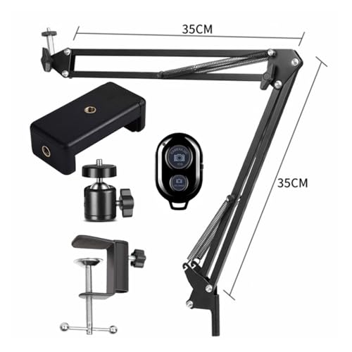 Trípode de brazo flexible para soporte de teléfono en mesa de escritorio 3