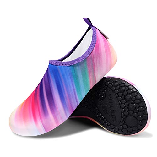 Image of VIFUUR Water Sports Shoes Barefoot Quick-Dry Aqua Yoga Socks Slip-on for Men Women