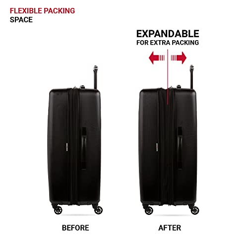 SwissGear 8018 Expandable Luggage, Hard Shell Large Luggage with Spinner Wheels - image 6