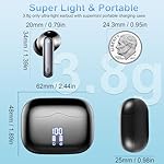 Wireless-Earbuds-Bluetooth-53-Headphones-in-Ear-with-HiFi-Stereo-Deep-Bass-4-ENC-Noise-Cancelling-Mic-Wireless-Earphones-40H-Playtime-in-Ear-Earbud-Bluetooth-Dual-LED-Display-IP7-Waterproof-USB-C