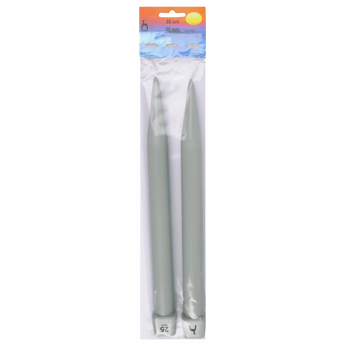Pony Single Ended Classic Knitting Pins - 30Cm x 25.00mm