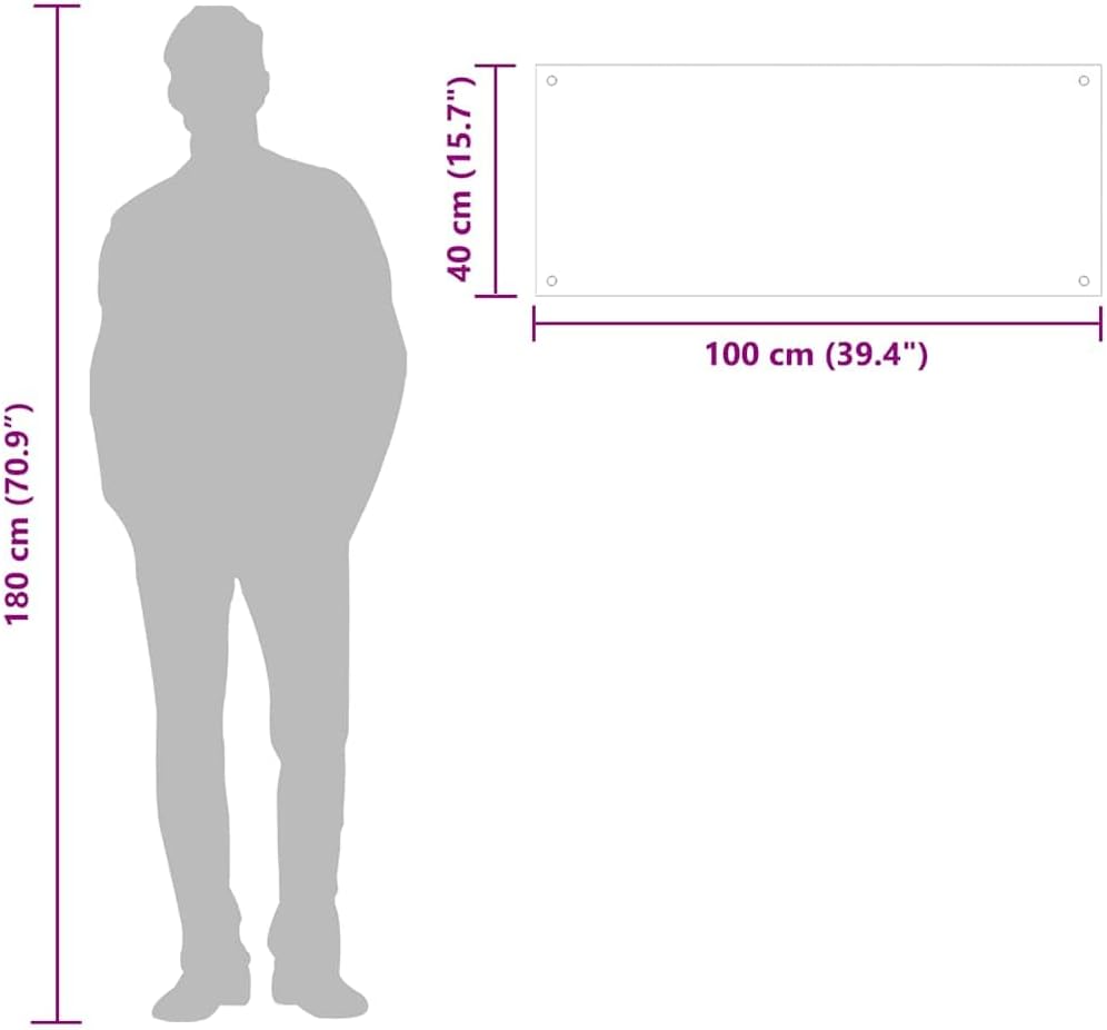 vidaXL Kitchen Backsplash, Kitchen Wall Tile Panel, Kitchen Sink Splash Guard for Wall Protector, Home Wall Decor, Black Tempered Glass