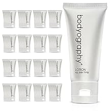 World Amenities Bodyography blanc- Bulk Hand and Body Lotion, 50 Count,1.4oz, Vanilla White Tea, Mini Travel Size Toiletries 100% Recyclable Tube with Flip Top Cap, Suitable for All Skin Types