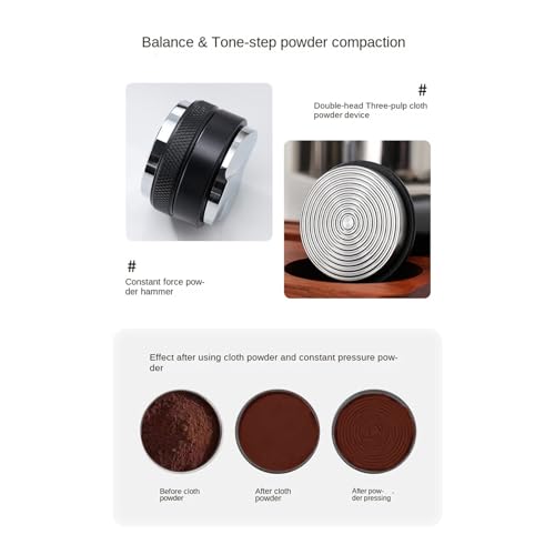 Kit d'accessoires tamper et lisseur de café pour le rituel du matin à la maison