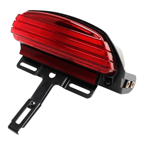 Feu clignotant arrière de moto à trois barres feu LED pour garde-boue Dyna 2015