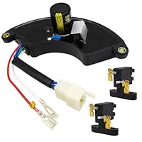 YGQ Notstromaggregat Stromerzeuger Spannungsregler 400V 470μF Generator AVR Automatischer für 5kw-9.5kw Einhell Champion Generac 0H2579B & Bürsten