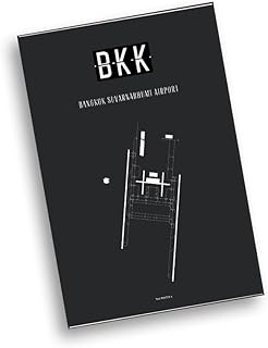 Modern Poster of Bangkok Suvarnabhumi Airport Bkk | 11x17 12x18 16x24 24x36 Unframed Wall Art | City Traveler Print for Gift | Minimalist Home Office Decor