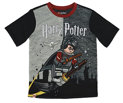 Lego Harry Potter, Boys Pajama Set, 2-Piece Shirt And Shorts Set, Grey, Little Kid Size 4/5 #TOP1