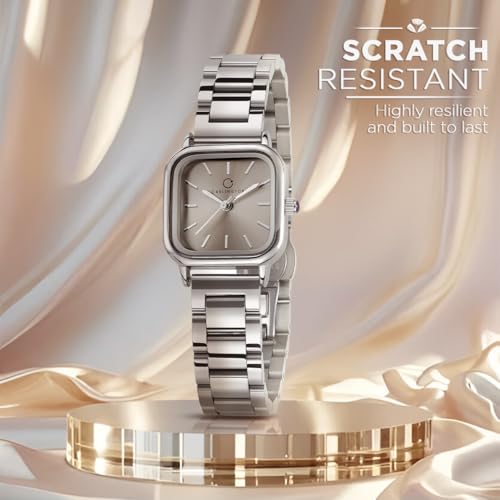 Image of Carlington Diva Series Analog Women Wrist Watches with Stainless Steel Chain Strap Fashion Watches for Ladies - CT 112