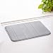 Drhob New Arrival Luxurious and Soft Absorbent Memory Foam Bathmat,17-Inch by 24-Inch, Gray