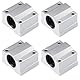 Fasizi 4 Stück SCS8UU Linear Motion Kugellager CNC Gleitbuchse 34,5 mm Länge