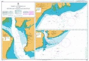 UKHO BA Chart 2639 Ports and Terminals on The South East Coast of Kalimantan